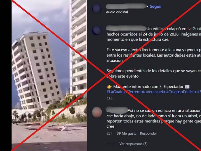 Captura de pantalla a una publicación de Instagram hecha el 26 de junio de 2026.