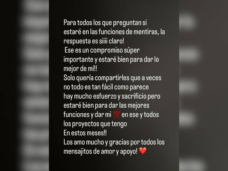 El estado de salud de Belinda tras aparatosa lesión en su rodilla