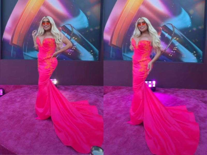 Esta tarde se lleva a cabo la premiación de los Premio Lo Nuestro 2026, donde se galardona a las mejores las canciones, álbumes y producciones más destacadas del género. Así lució la influencer mexicana.