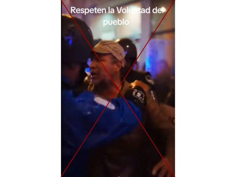 Captura de pantalla a una publicación de TikTok hecha el 22 de diciembre de 2025.