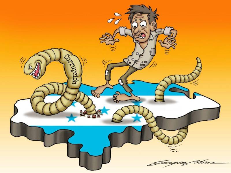 El gusano que devora a Honduras