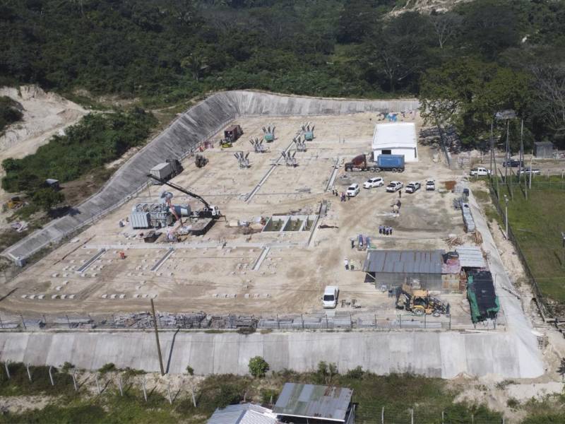 Vista aérea de los predios donde se ubica la subestación La Victoria, que ya está finalizada.