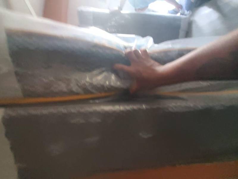 Los empleados de la Marina Mercante decidieron no utilizar las camas porque eran de mala calidad.