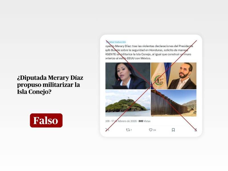 Captura de pantalla a una publicacion de X hecha el 18 de febrero de 2026, adaptada a esta cartela.