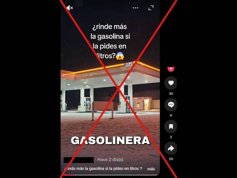 Captura de pantalla a una publicación en TikTok, hecha el 9 de septiembre de 2026.