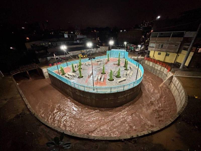 Así luce la obra que permite que el agua lluvia corra y ya no ingrese a las viviendas cercanas.