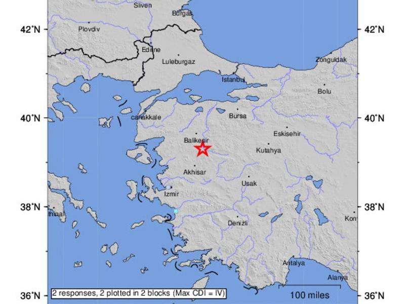 El terremoto se sintió en varias ciudades de Turquía.