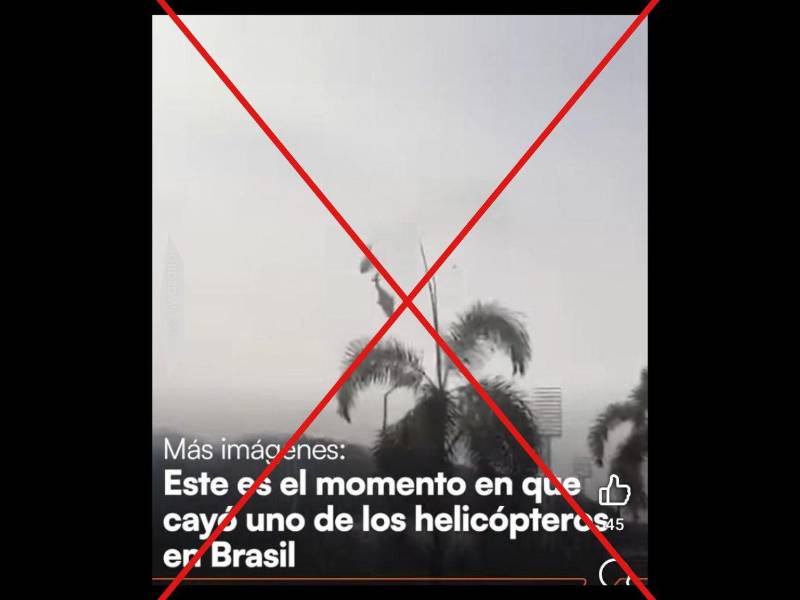 Captura de pantalla a una publicación de Facebook hecha el 17 de junio de 2026
