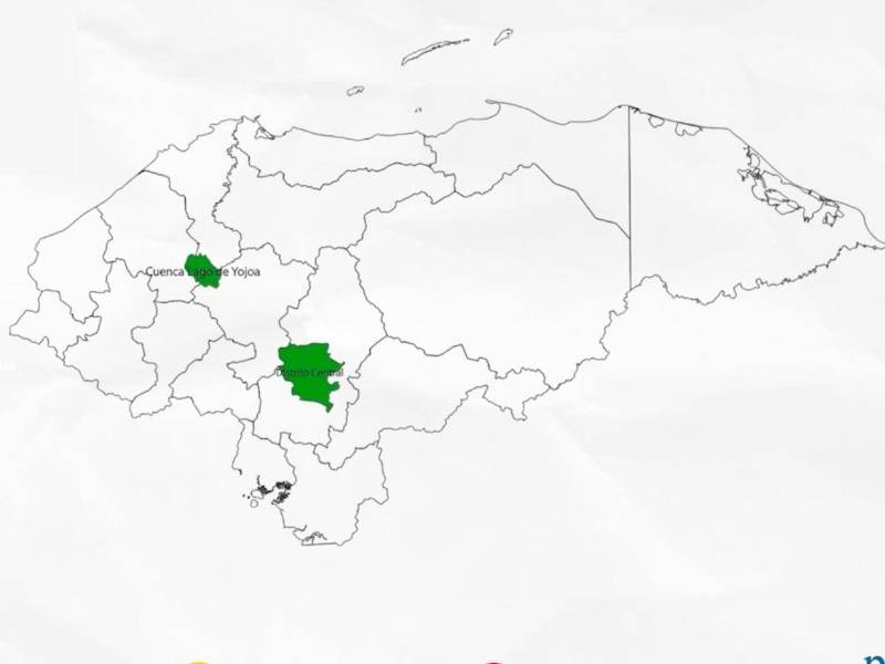 El Lago de Yojoa y el Distrito Central permanecen bajo alerta verde.
