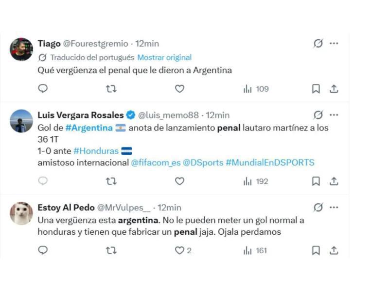 Señalan el culpable en el Honduras ante Argentina y lo que dicen del equipo de Molina