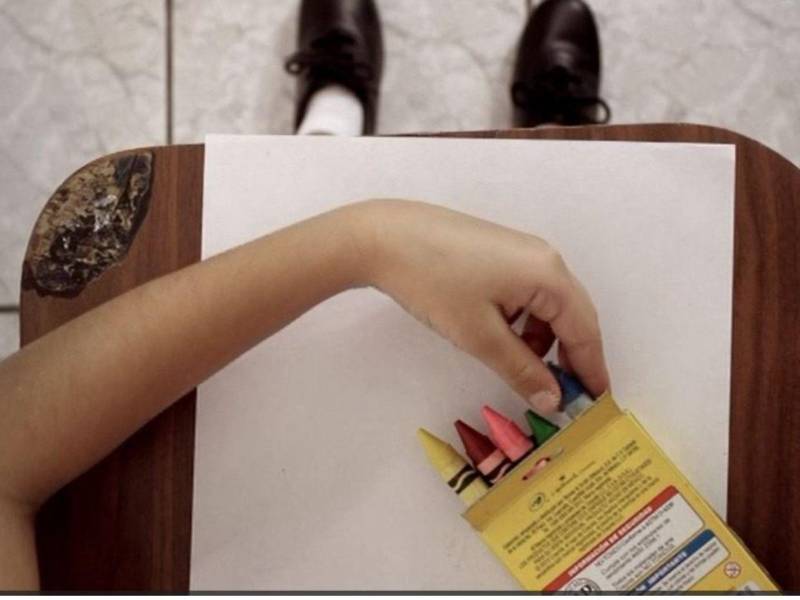 El póster del cortometraje “Hola padre, nice too meet you” de Daniela Cervantes, que fue selección oficial en 2013.