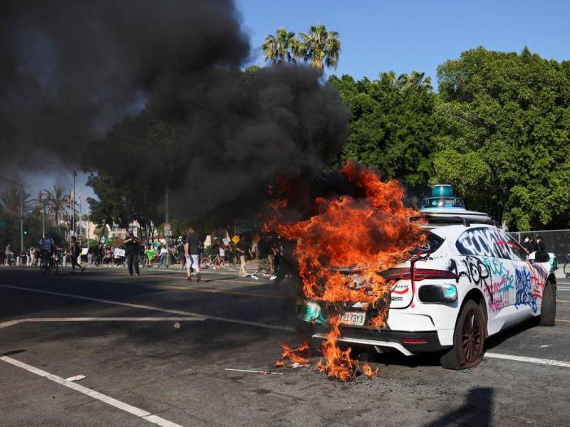 Cinco días de protestas se han registrado en Los Ángeles por las masivas redadas del gobierno de Trump.