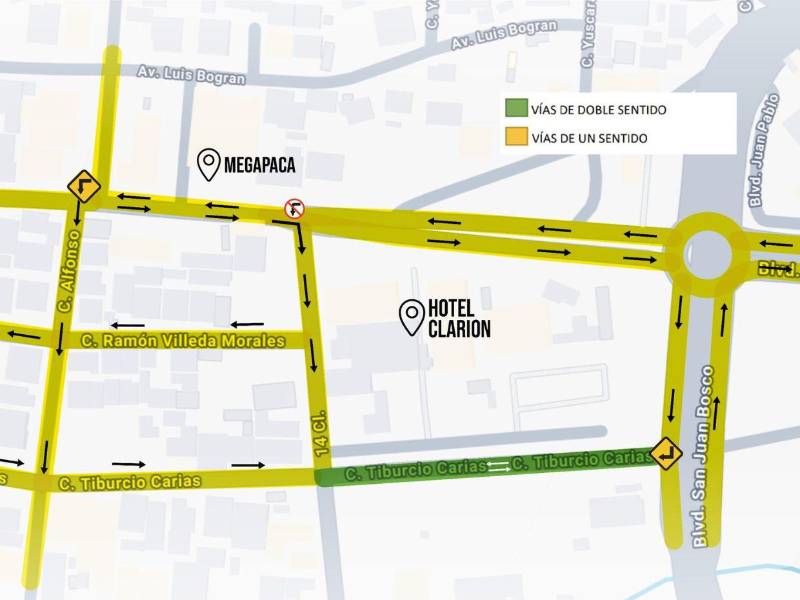 El nuevo giro a la izquierda se realizará una cuadra más abajo.