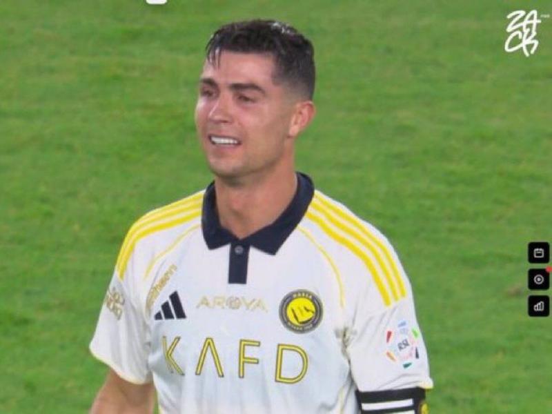 Rompió en llanto: Así fue la celebración de Cristiano Ronaldo tras ser campeón con Al Nassr