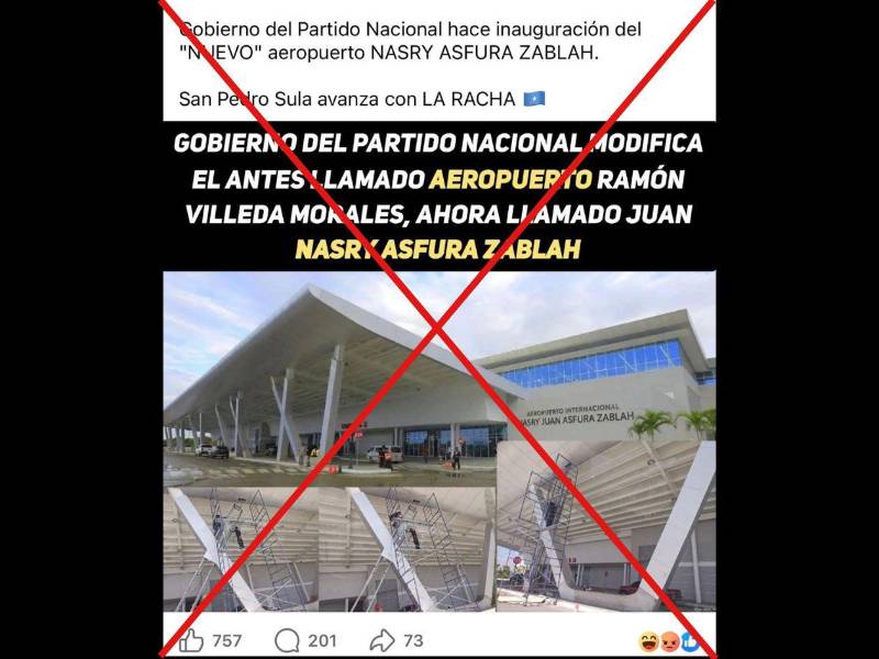 Captura de pantalla a una publicación de Facebook hecha el 24 de junio de 2026.