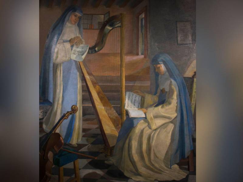 Las monjas, obra presentada en la primera exposición de la Sociedad de Artistas Ibéricos en 1925.