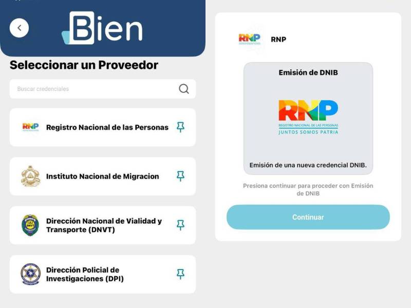 Para solicitar su documento debe dar clic en la institución encargada de emitirlo.