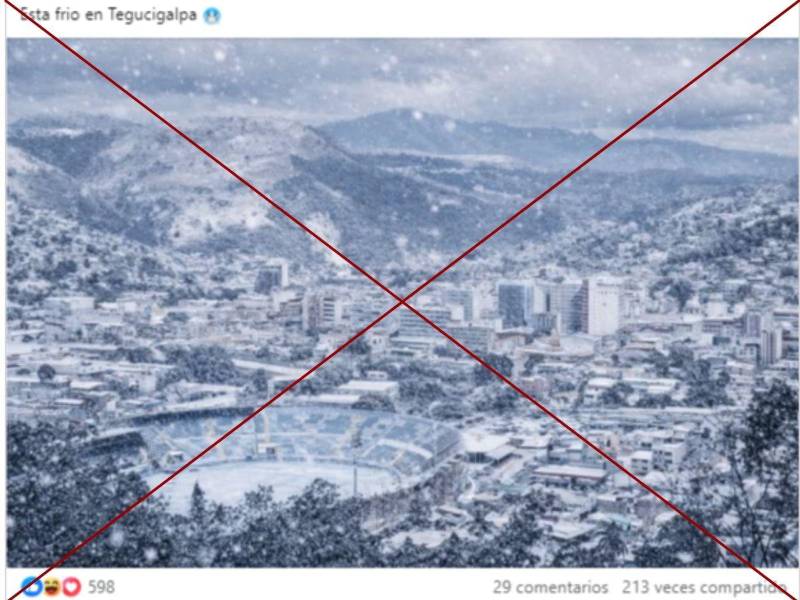 Captura de pantalla a una publicación de Facebook hecha el 2 de febrero de 2026.