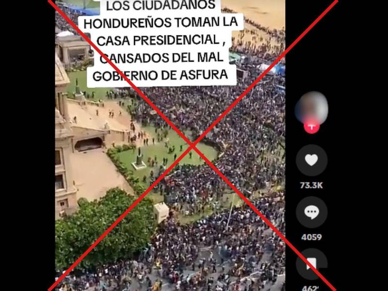 Captura de pantalla a una publicación de TikTok, hecha el 5 de octubre de 2026.