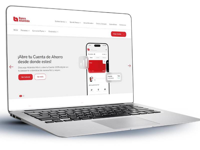 La renovada App Atlántida HN permite a los clientes realizar más de 400 transacciones desde cualquier lugar y en cualquier momento, con altos estándares de seguridad.