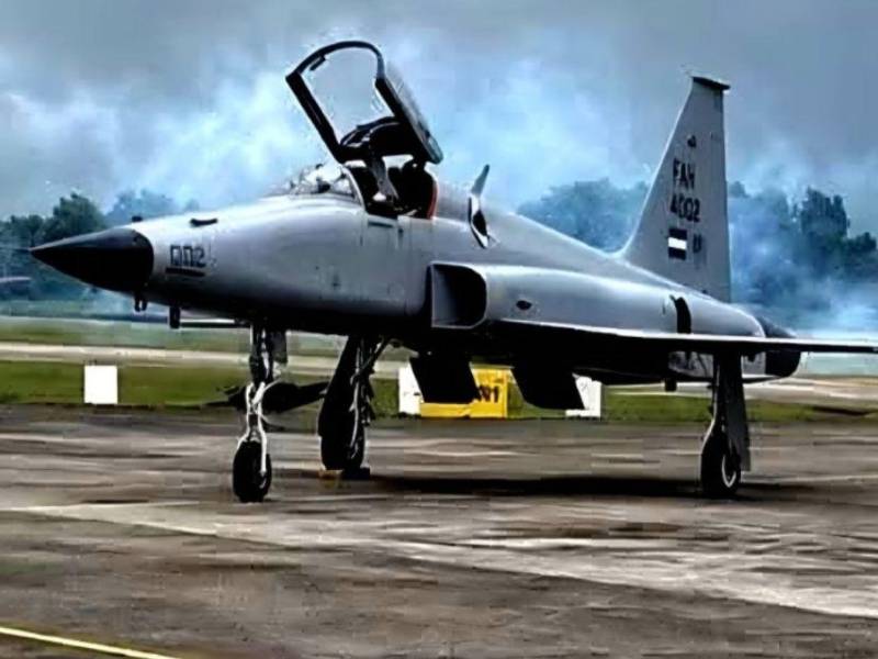 Entre los planes está recuperar una flora de los aviones de combate supersónico caza F-5.