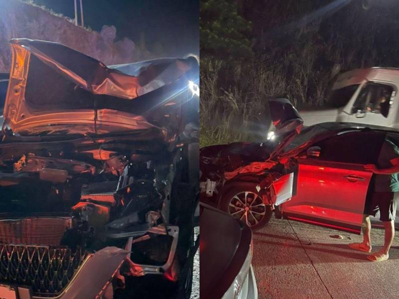 El jugador de Motagua, Rodrigo “Droopy” Gómez, sufrió un accidente la noche del 18 de febrero. ¿Cómo quedó su vehículo y qué informó el conjunto azul?