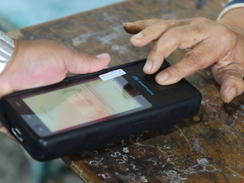 Al menos del 90% de los electores fueron verificados en el sistema biométrico, según la empresa contratada para realizar este proceso.