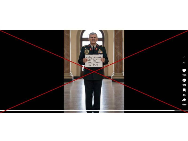 Captura de pantalla a una publicación de TikTok hecha el 27 de octubre de 2025.