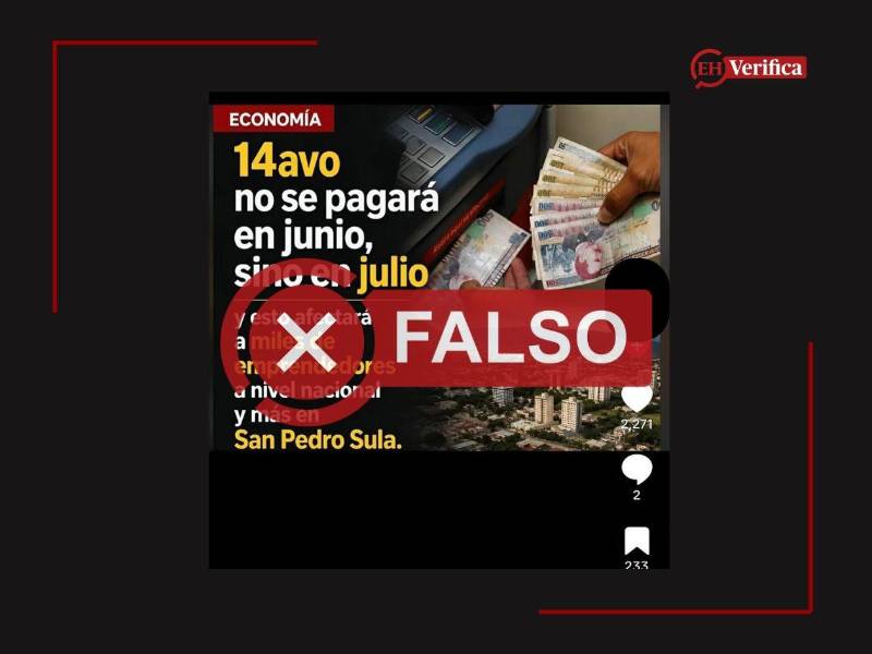 Captura de pantalla a una publicación de TikTok hecha el 26 de mayo de 2026.
