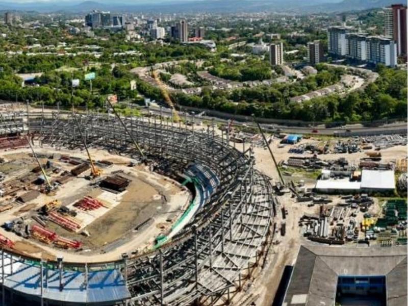 Estadio más grande de Centroamérica: Los avances de la construcción del moderno recinto en El Salvador