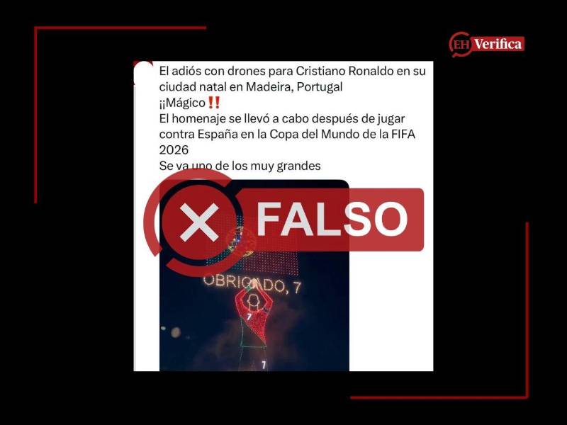 Captura de pantalla a una publicación de X hecha el 7 de julio de 2026.