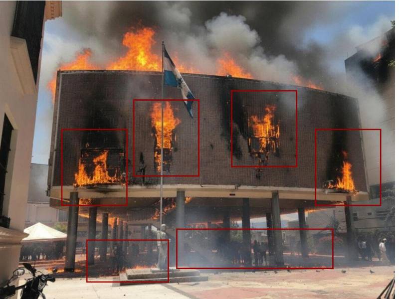 Inconsistencias detectadas por EH Verifica durante un análisis visual.