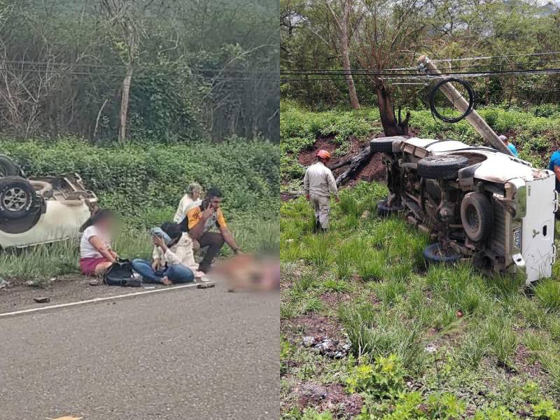 En horas tempranas de este sábado -14 de junio- dos personas perdieron la vida y otras resultaron heridas tras un fatal accidente registrado en la carretera principal del departamento de Olancho, a la altura de Tempiscapa, Juticalpa. Esto se debe al accidente.