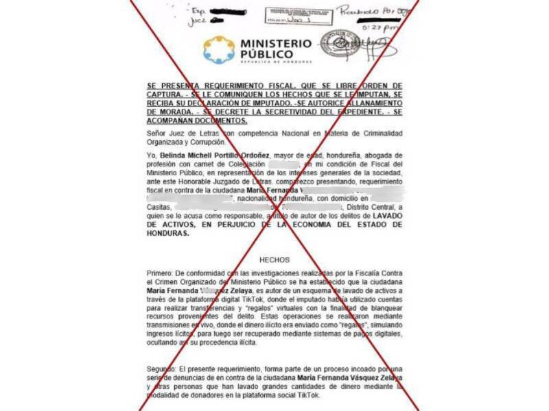 Captura de pantalla de un contenido enviado por WhatsApp el 24 de septiembre de 2025.