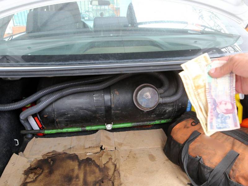 El ahorro según los taxistas es de 50% en el gasto de combustible.