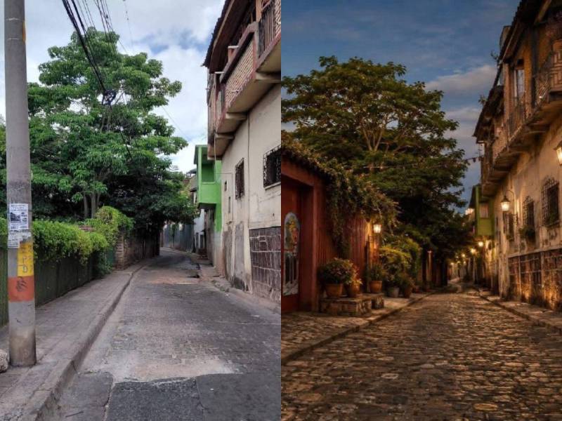 El Castillo Bellucci podría recuperar parte de la apariencia que tuvo cuando fue construido. Esa es la idea que Jorge Valladares, vecino del barrio La Leona, busca mostrar mediante proyecciones realizadas con inteligencia artificial.