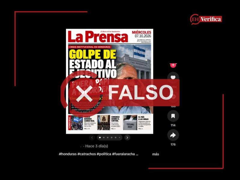 Captura de pantalla a una publicación de TikTok, hecha el 7 de septiembre de 2026, adaptada a esta cartela.