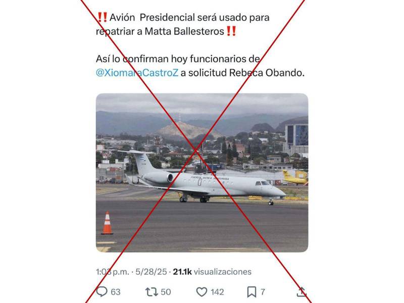 Captura de pantalla a una publicación de X hecha el 29 de mayo de 2025