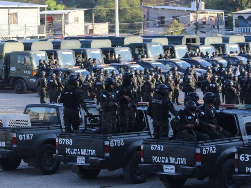 Con fondos de la Tasa de Seguridad se creó la Policía Militar y del Orden Público (PMOP).