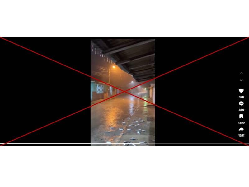 Captura de pantalla a una publicación de TikTok hecha el 27 de octubre de 2025.