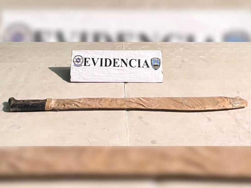 El arma blanca será sometida a estudios técnico-científicos para definir su relación con el fatal hecho.