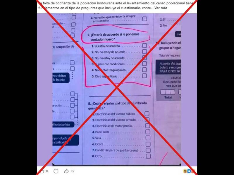 Captura de pantalla a una publicación de Facebook, hecha el 17 de agosto de 2026.