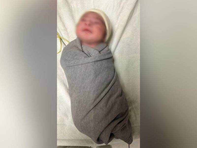Esta bebé nació en el Hospital Regional del IHSS.