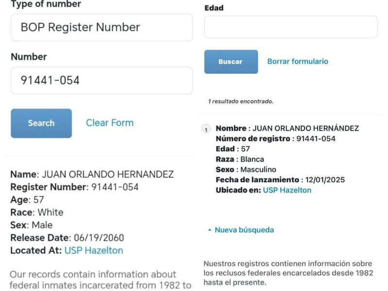 Anterior registro del expresidente y el nuevo cambio de fecha de liberación.