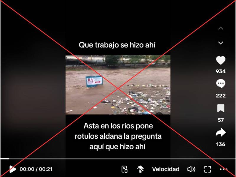 Captura de pantalla a una publicación de TikTok hecha el 18 de noviembre de 2024.