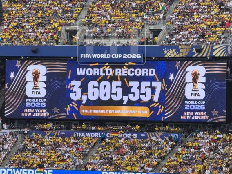 En el partido de Ecuador vs Alemania, la Copa del Mundo 2026 se convirtió en el torneo con mayor afluencia de aficionados en los estadios.