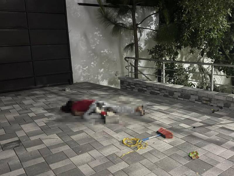 El cuerpo del hondureño quedó tendido dentro de la vivienda.
