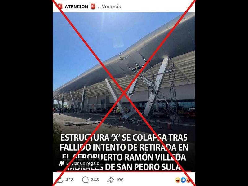 Captura de pantalla a una publicación de Facebook hecha el 23 de junio de 2026.