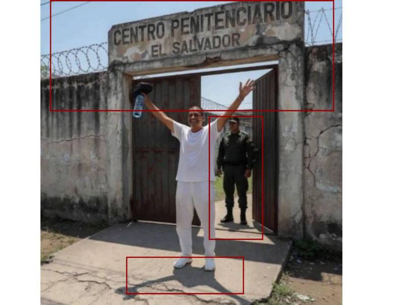 Captura de pantalla a las inconsistencias detectadas en un análisis visual.