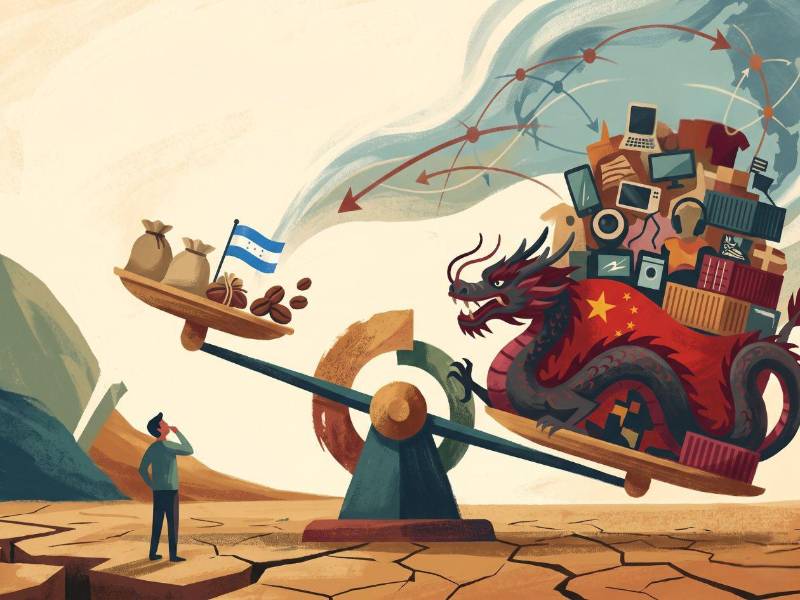 Relación comercial entre Honduras y China es asimétrica: el gigante asiático ha disparado sus importaciones al mercado hondureño tras formalizar relaciones.